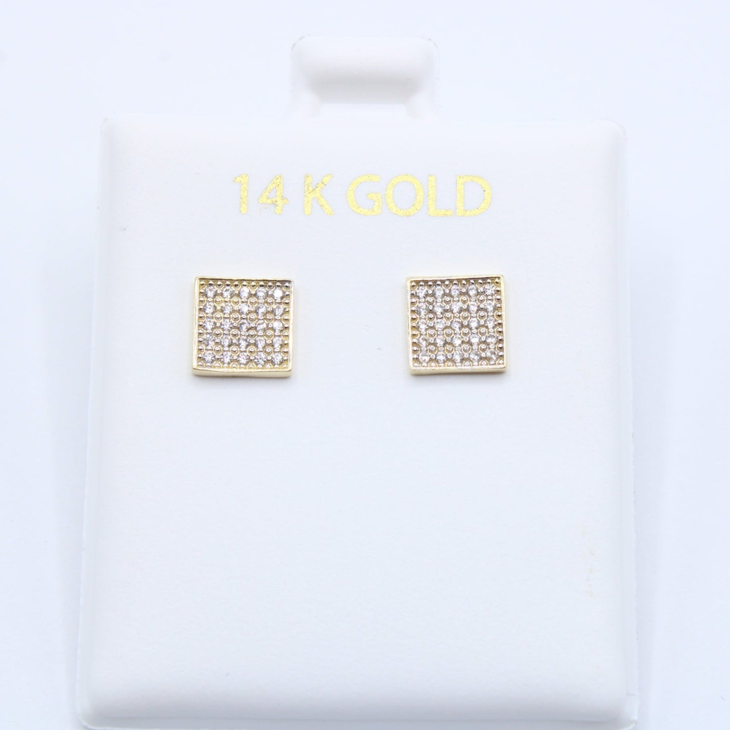 NEW 14K Pantalla Earrings CZ