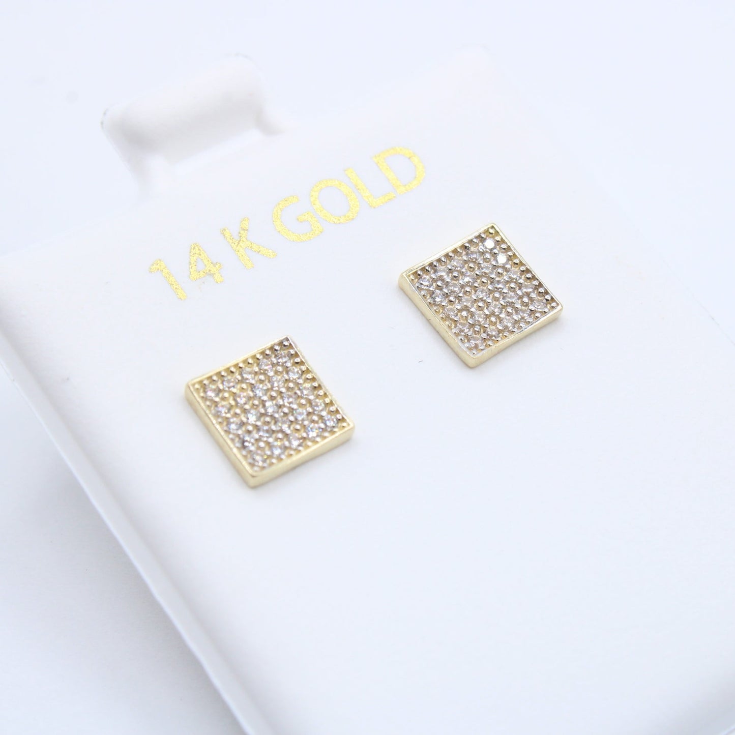 NEW 14K Pantalla Earrings CZ