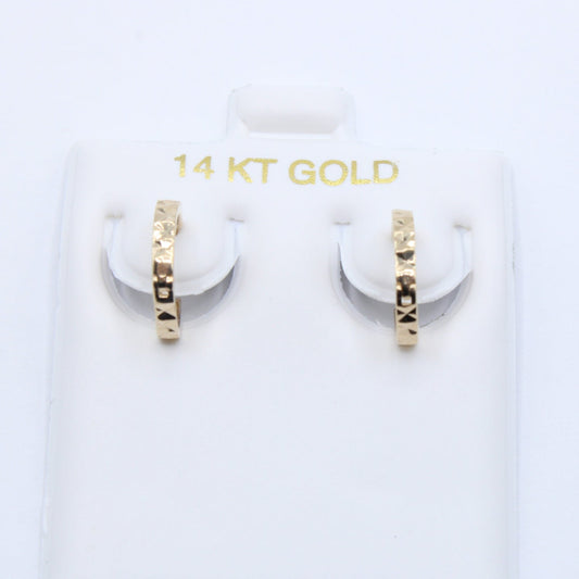 "NEW" 14K Gold Hoops
