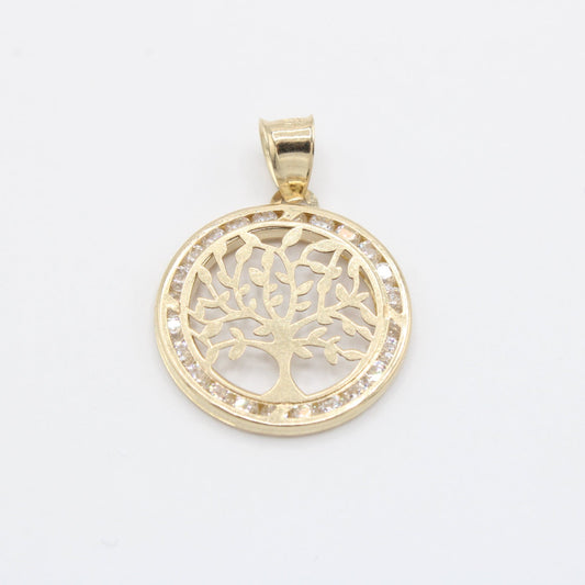 14K Arbol De La Vida Gold Pendant